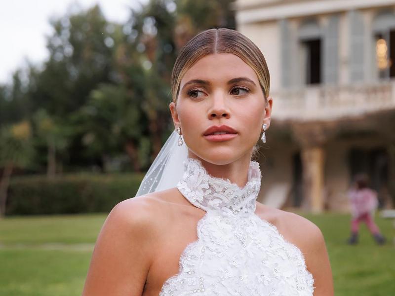 bride at the wedding
